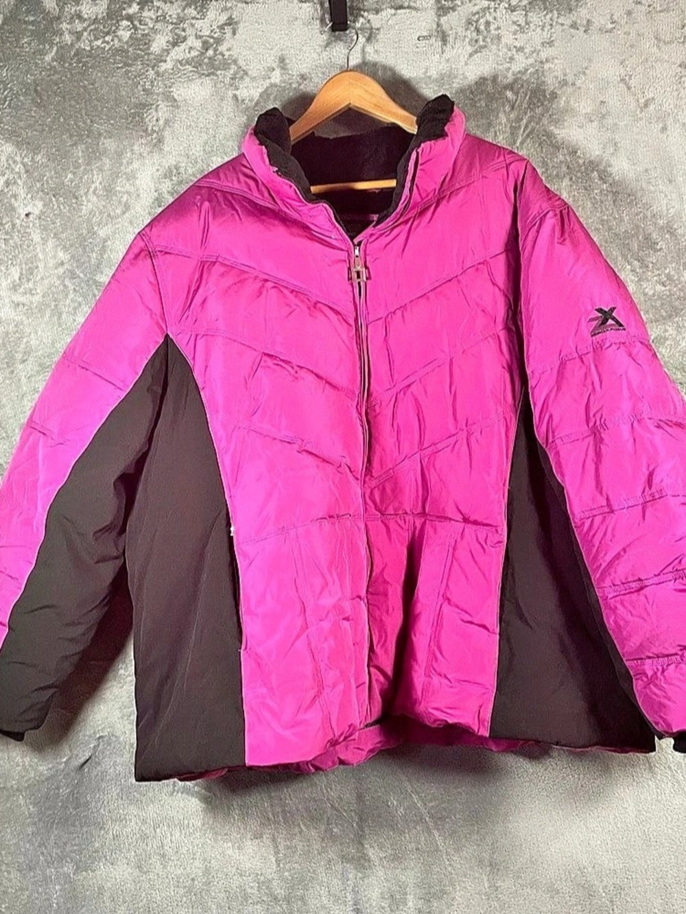 ZeroXposur Evolution Capture Color Block Ski Jacket in Pink & Black Size 4X